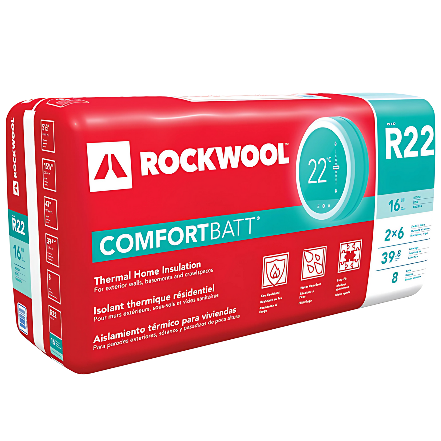 R22x24" - Rockwool Comfortbatt