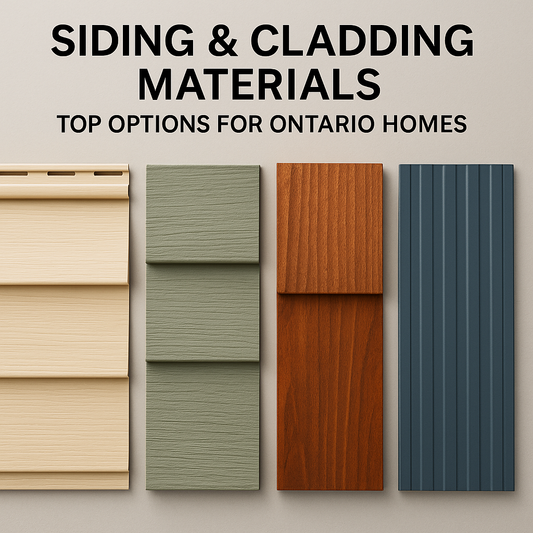 Siding & Cladding Materials: Top Options for Ontario Homes