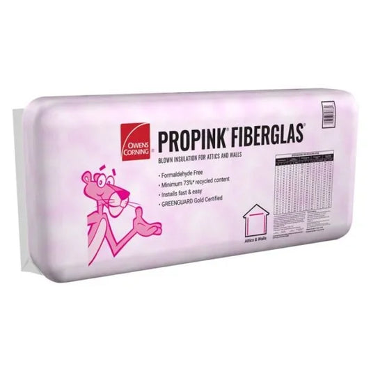 Fiberglass Blown-In Insulation - Pro Pink
