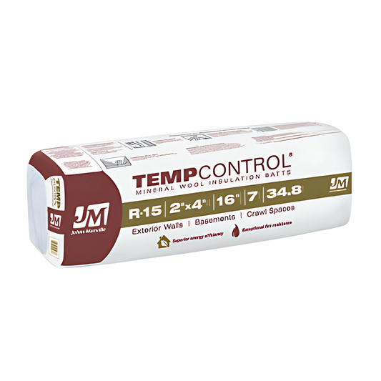 R22x15.25" Temp Control Mineral Wool - Johns Manville