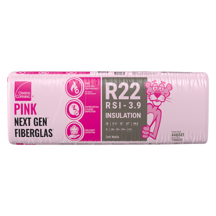 R22x15 Fiberglass Batt Insulation - Owens Corning