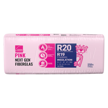 R20x24 Fiberglass Batt Insulation - Owens Corning