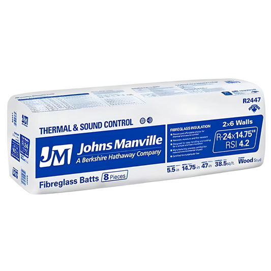 R24x16 Fiberglass Batt Insulation - CertainTeed