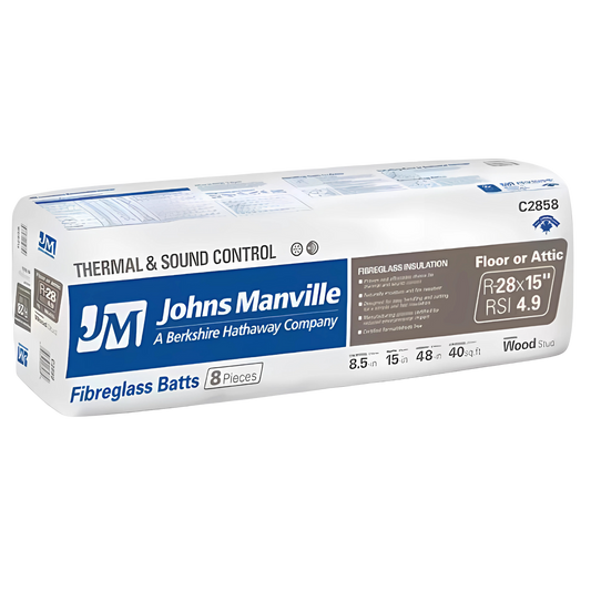 R28x15 Fiberglass Batt Insulation - Johns Manville