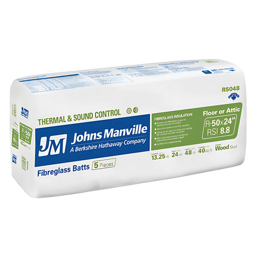 R50x23 Fiberglass Batt Insulation - Johns Manville